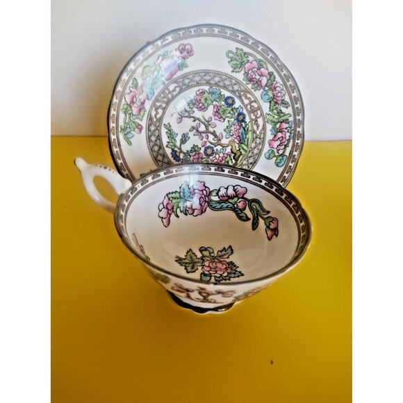 Coalport Indian Tree Tea Cup & Saucer Set 1950's - Picture 6 of 12